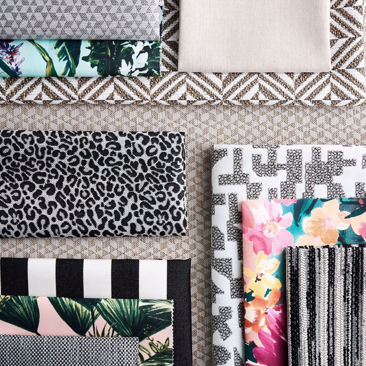 Clarke & Clarke Outdoor Sicily Ebony