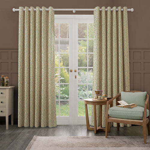 Voyage Maison Aura Printed Cotton Fabric Moss
