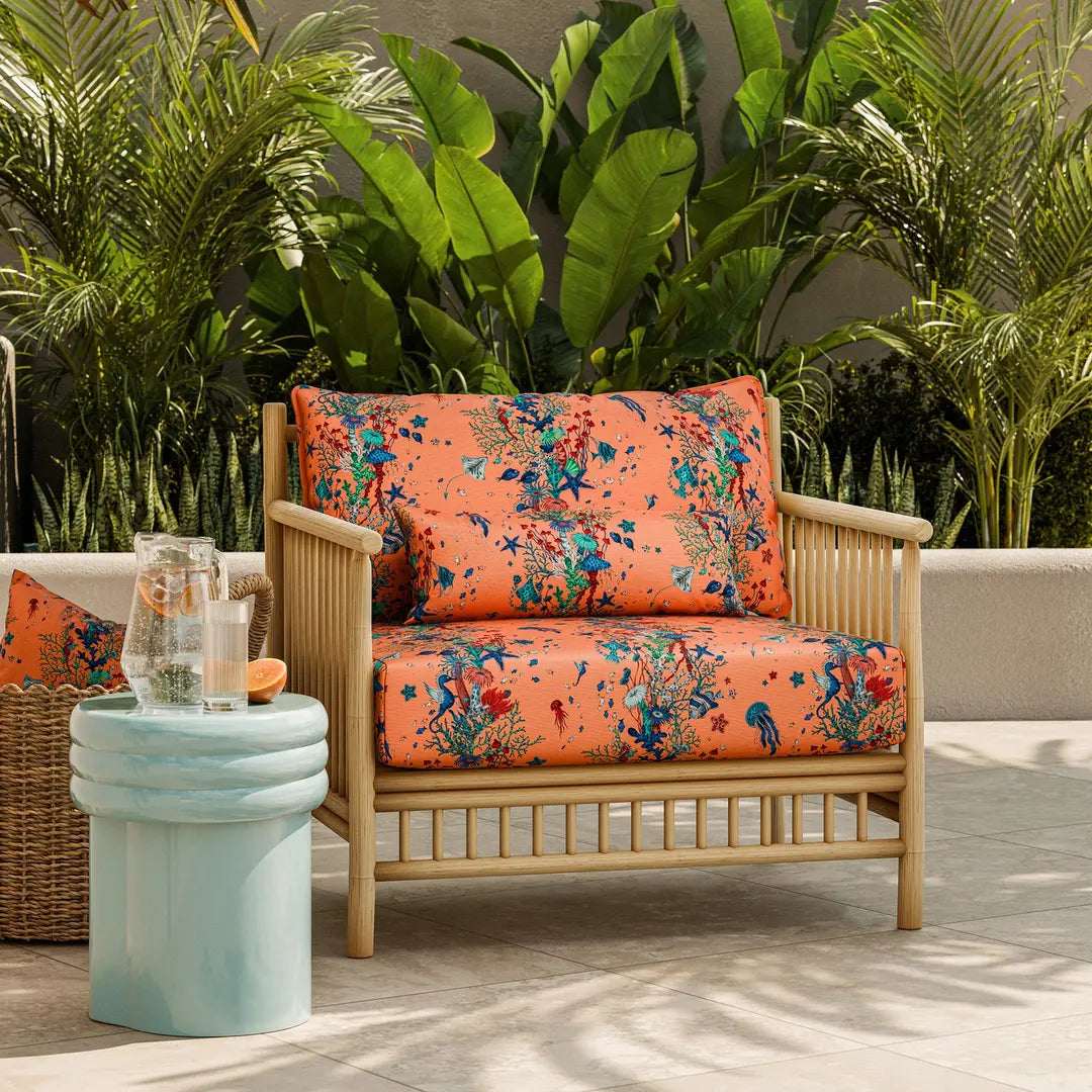 Clarke & Clarke Seaforest Indoor Outdoor Peach