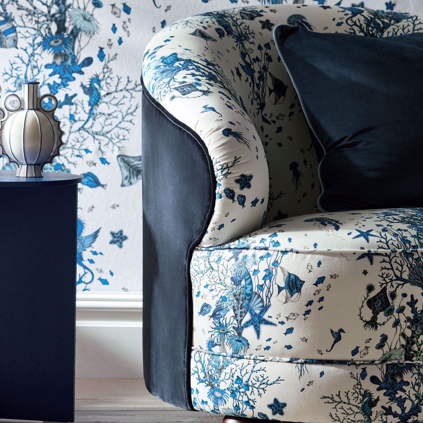 Clarke & Clarke Seaforest Blue