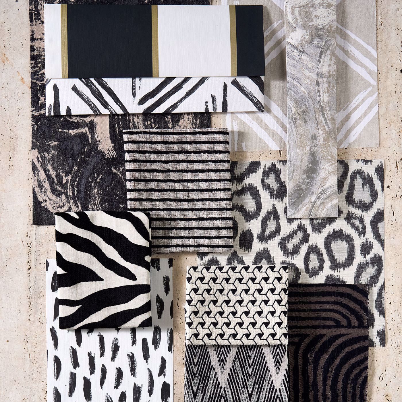 Clarke & Clarke Hatoum Jacquard Slate