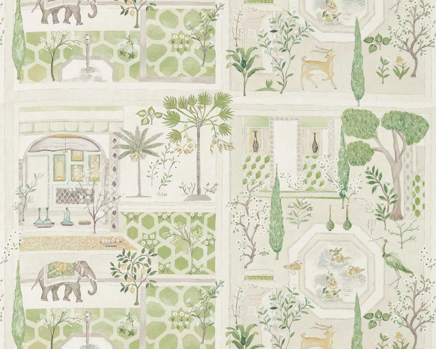 Sanderson Sultan`s Garden Green
