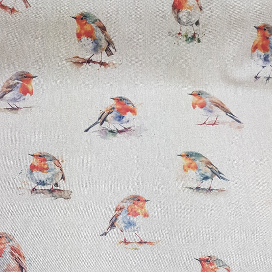 Chatham Glyn Watercolour Robins All Over
