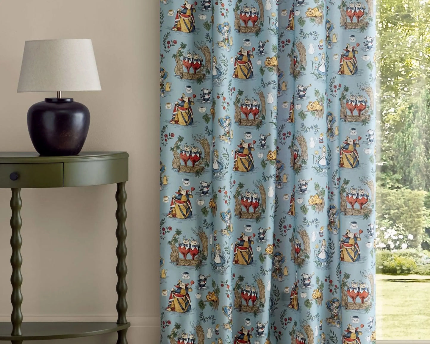 Sanderson Alice In Wonderland Puddle Blue