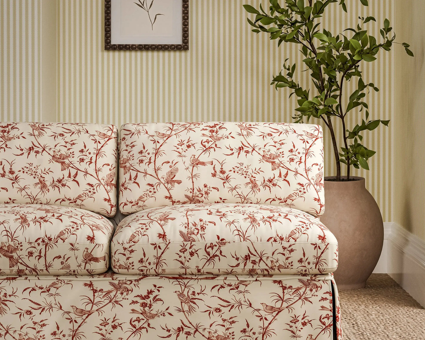 Sanderson Paradise Woods Toile Madder
