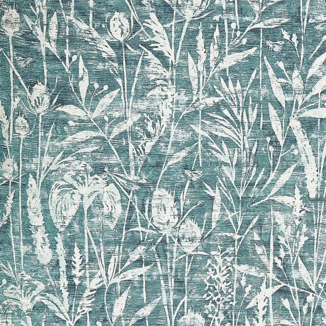 Sanderson Violet Grasses Cobalt