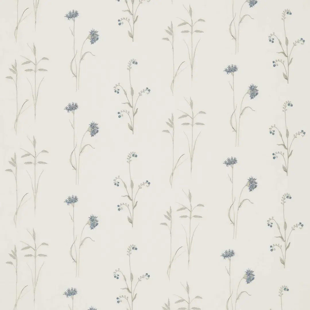 Sanderson Meadow Grasses Cobalt/Chalk