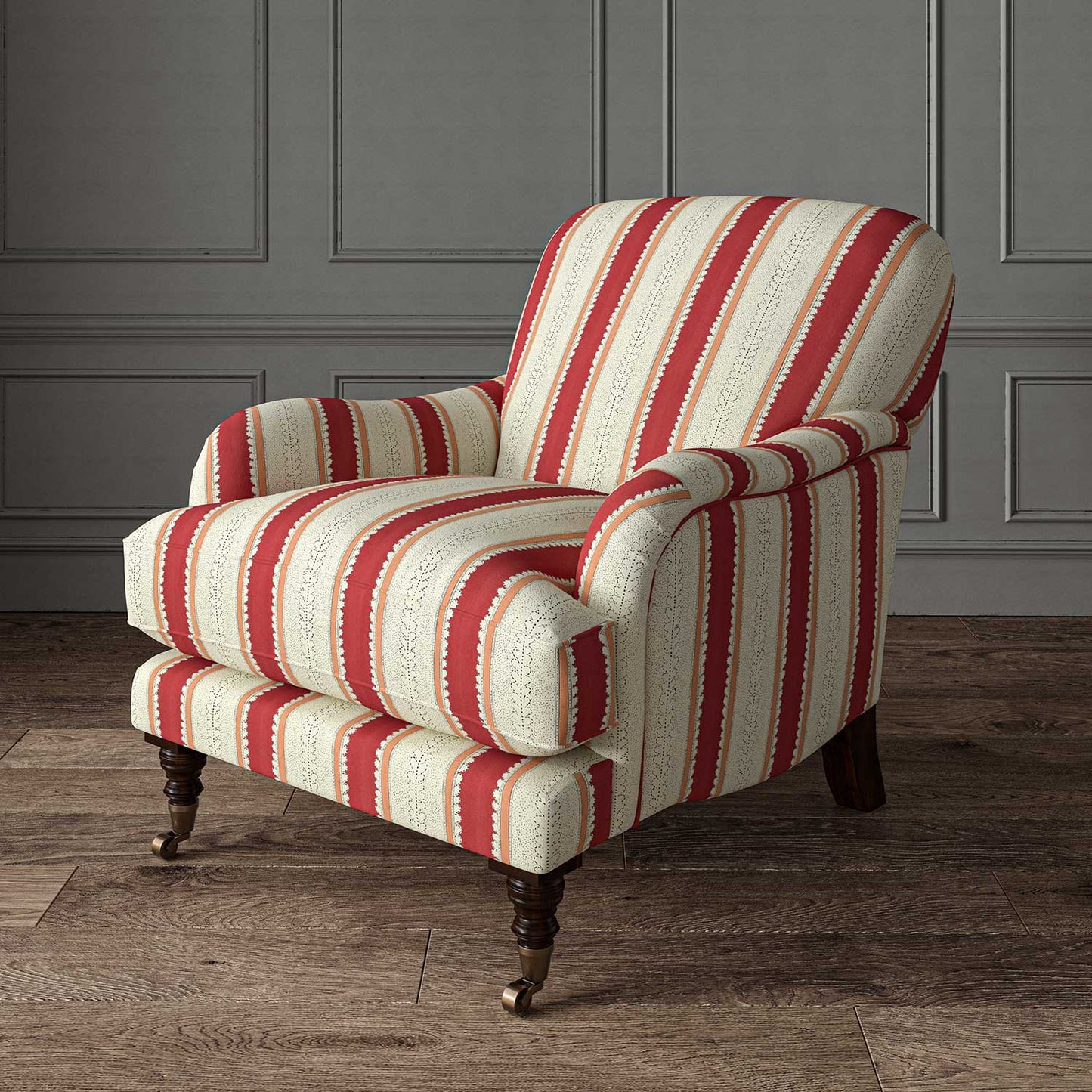 Linwood Dimity Pomegranate