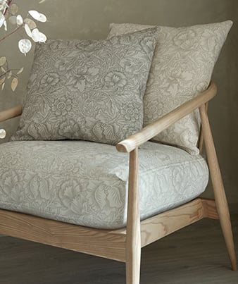 William Morris African Marigold Hessian