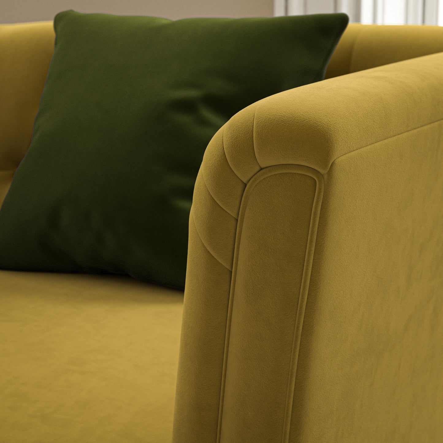 Warwick Eco-Velvet Ochre