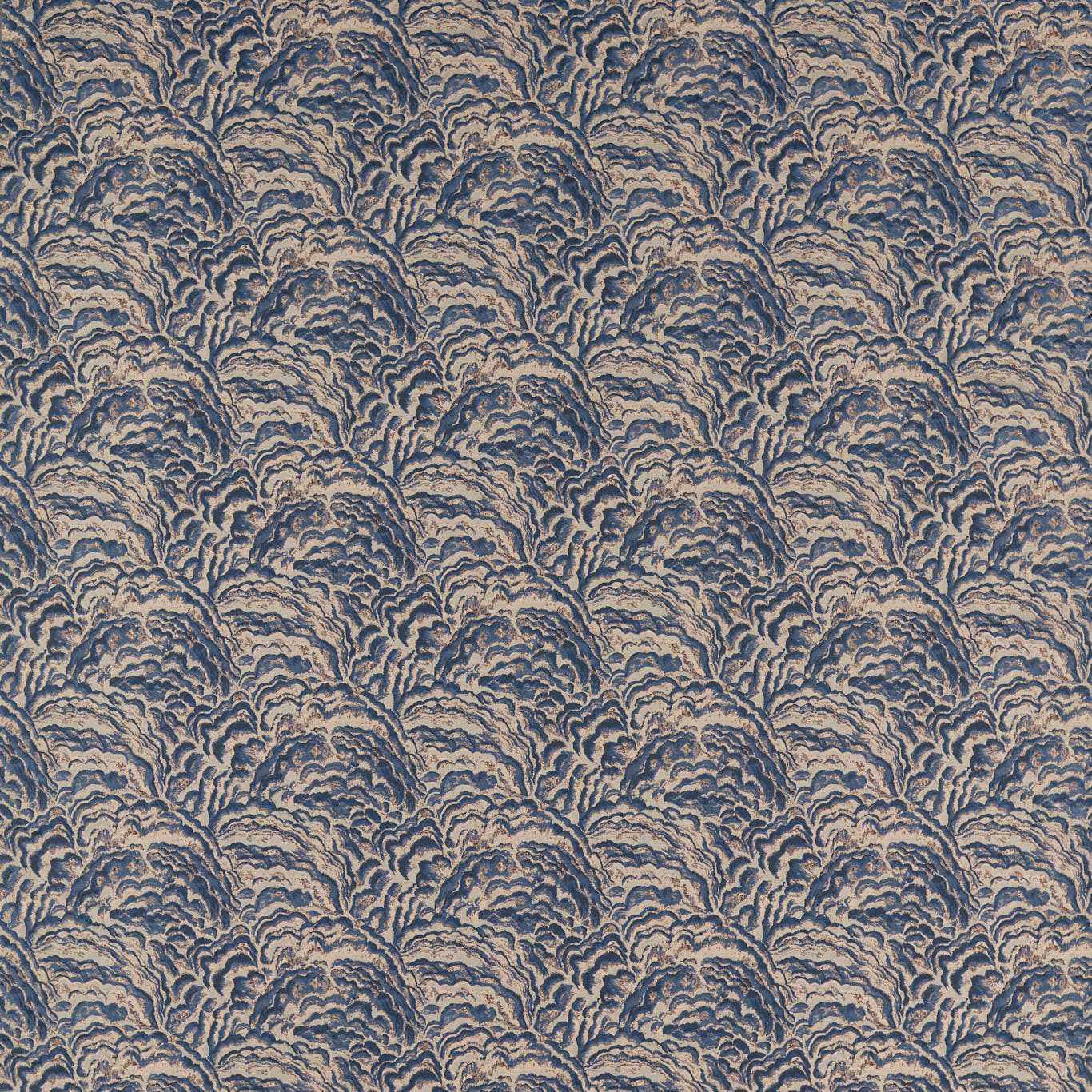 Clarke & Clarke Lumino Midnight/Copper