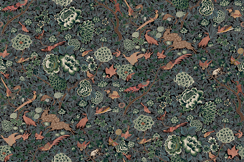 Art of the Loom Forest Scene Midnight