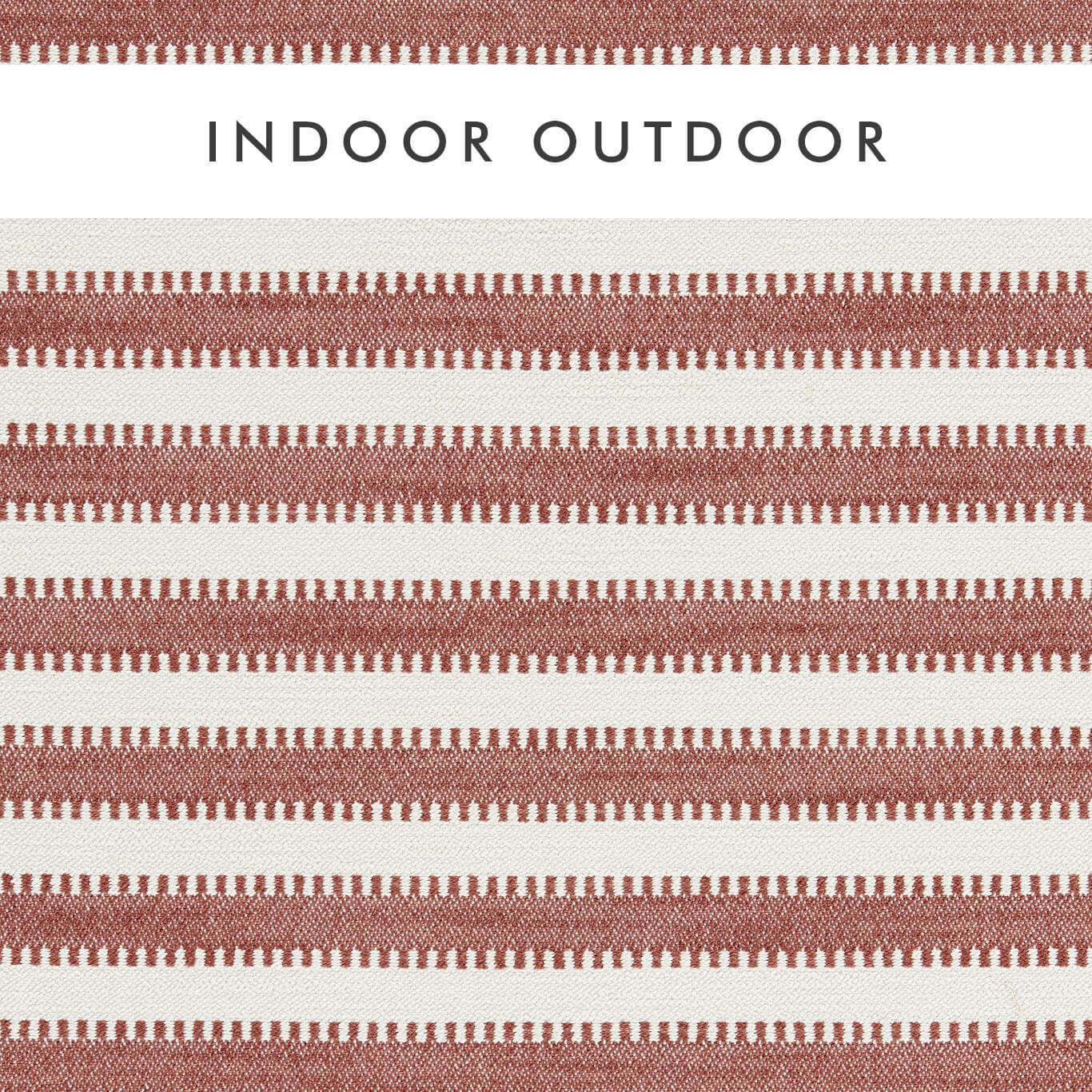 Harleqiuin Ocala Stripe Rust/Chalk Outdoor