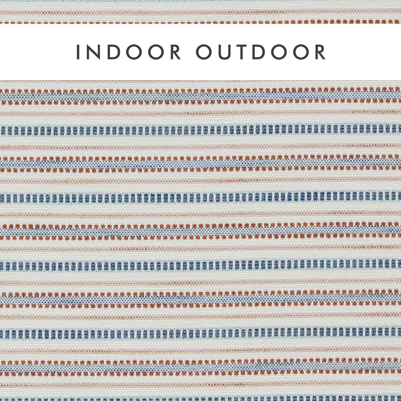 Harleqiuin Cove Indigo/Rust Outdoor