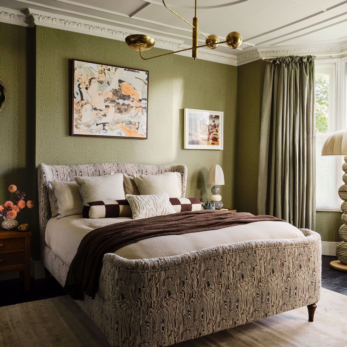 Harlequin Marble Tapestry Chocolate