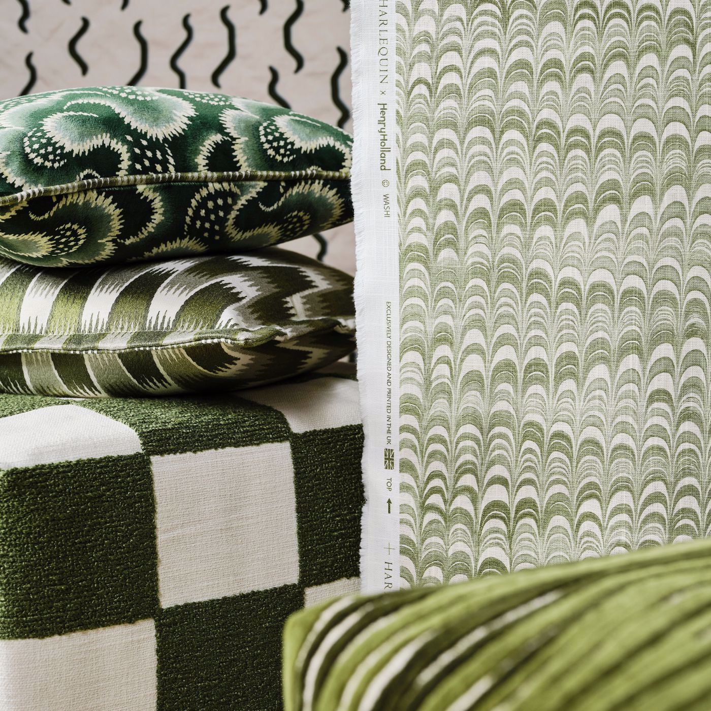 Harlequin Washi Matcha