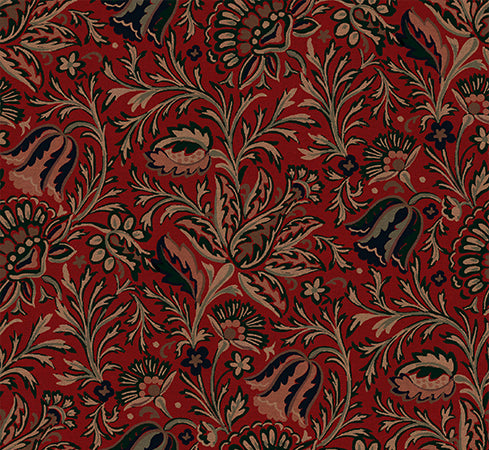Art of the Loom Jaipur Floral Scarlet
