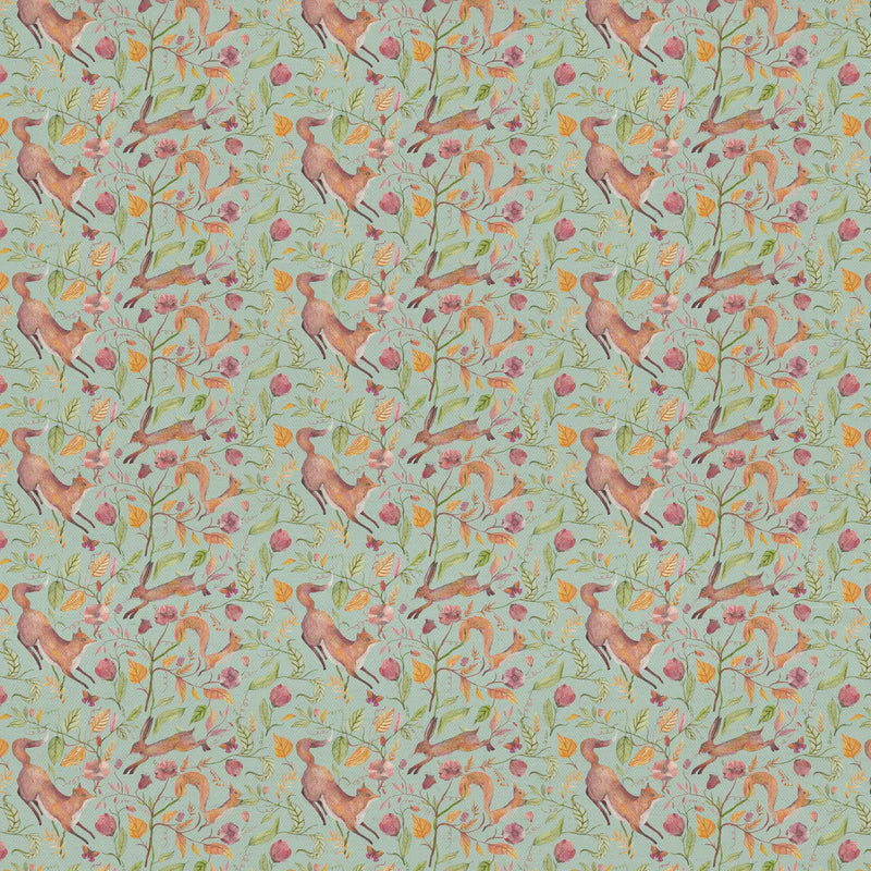 Voyage Maison Leaping Into The Fauna Duck Egg Blue