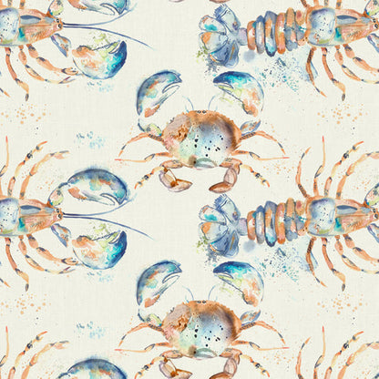 Voyage Lobster Printed Oil Cloth