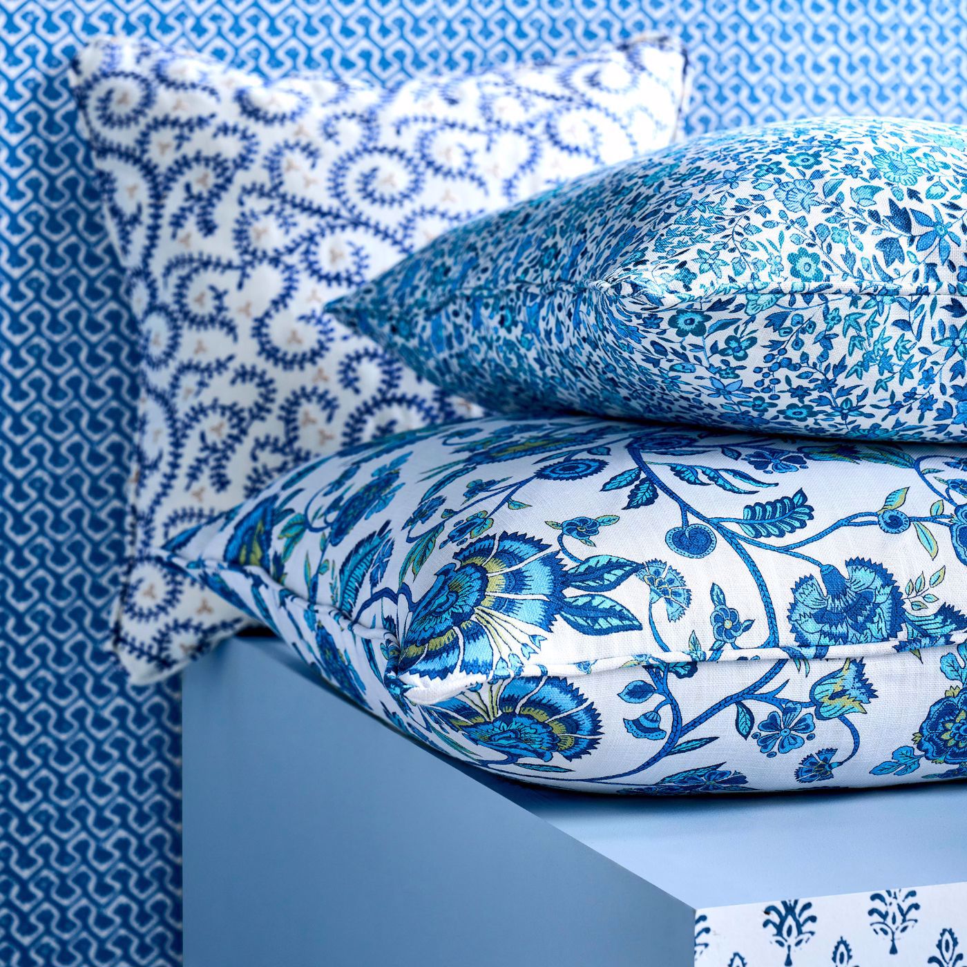 Clarke & Clarke Gamthi Cobalt