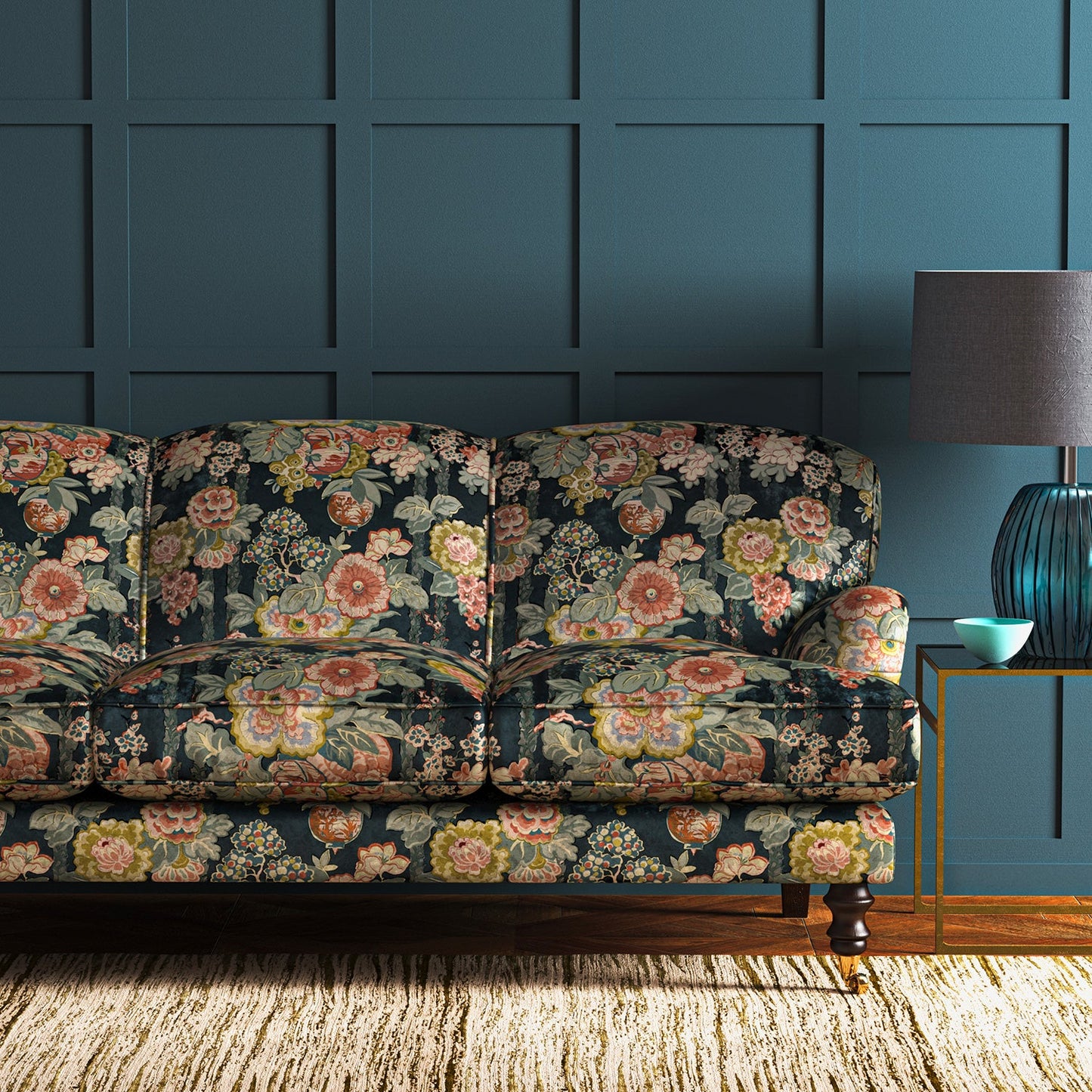 Linwood Louis Velvet Teal