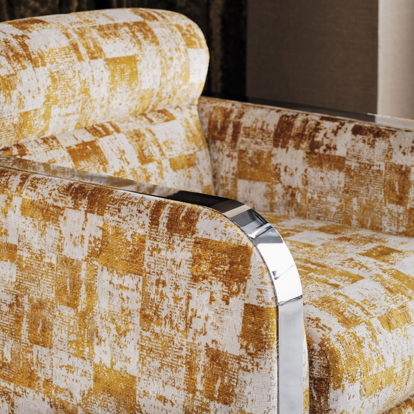 Zinc Textile Ingrid Ochre