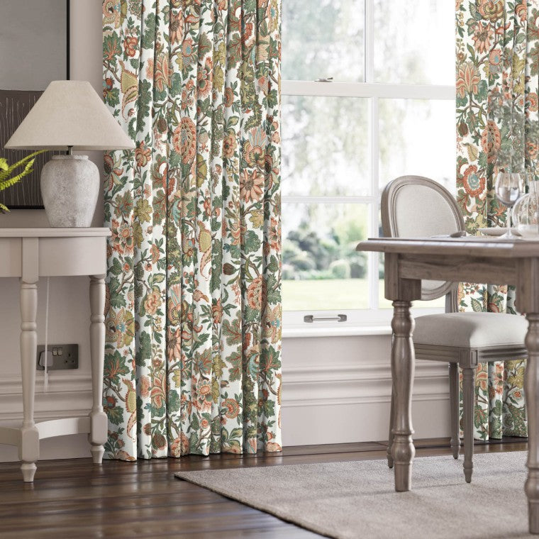 Warner House Fleurs Indienne Coral