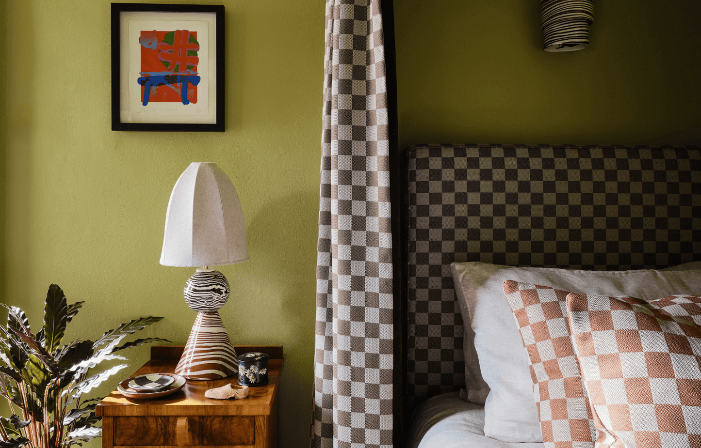 Harlequin Blenets Check Mini Oatmeal