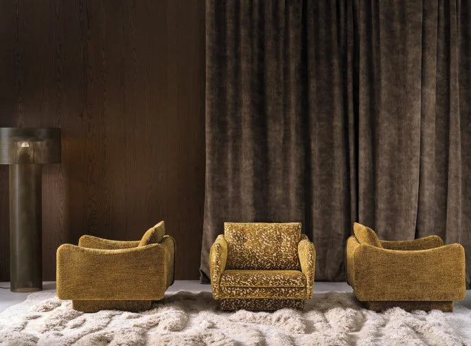 Casamance Zebu Beige marron glace