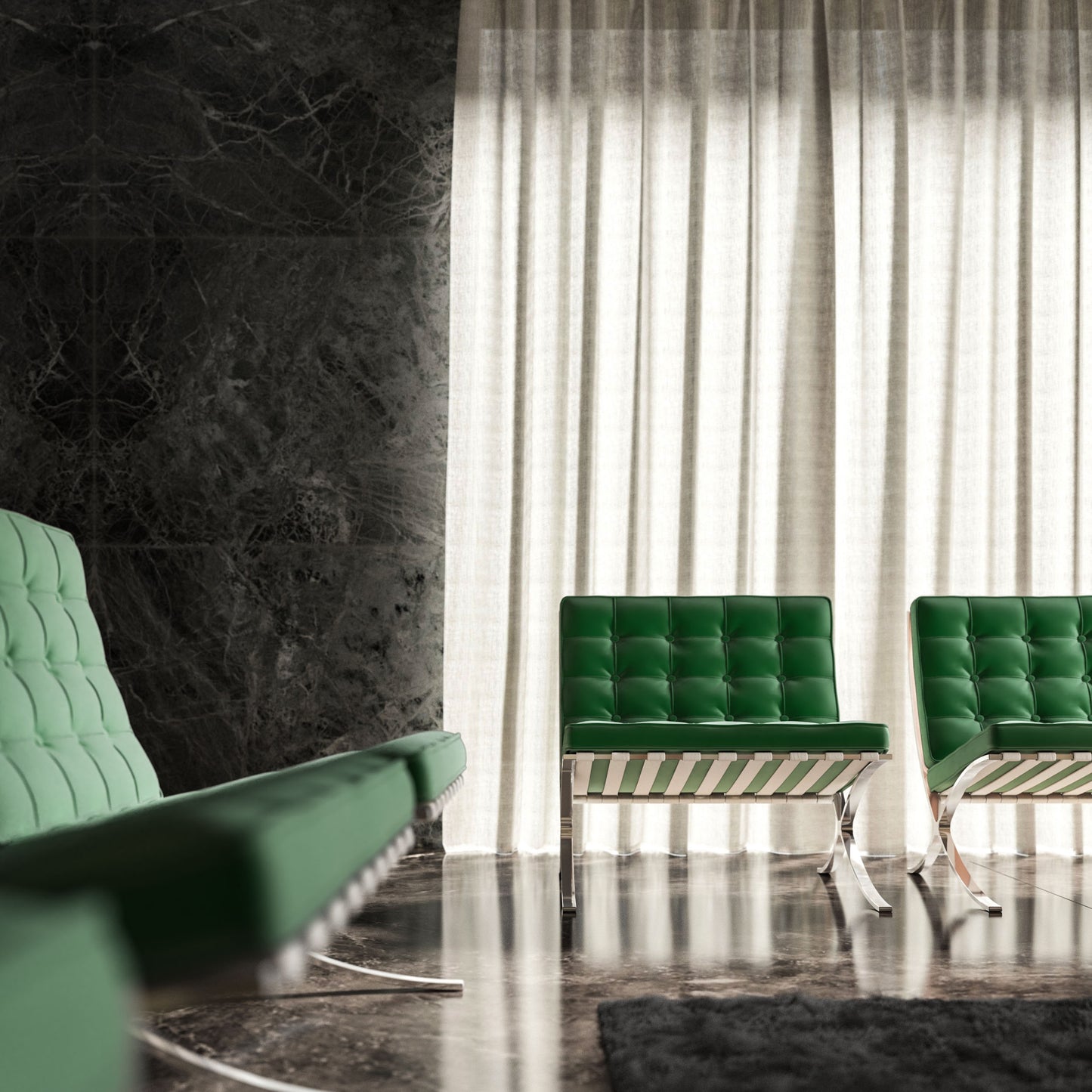 Warwick Plush Velvet IV Evergreen