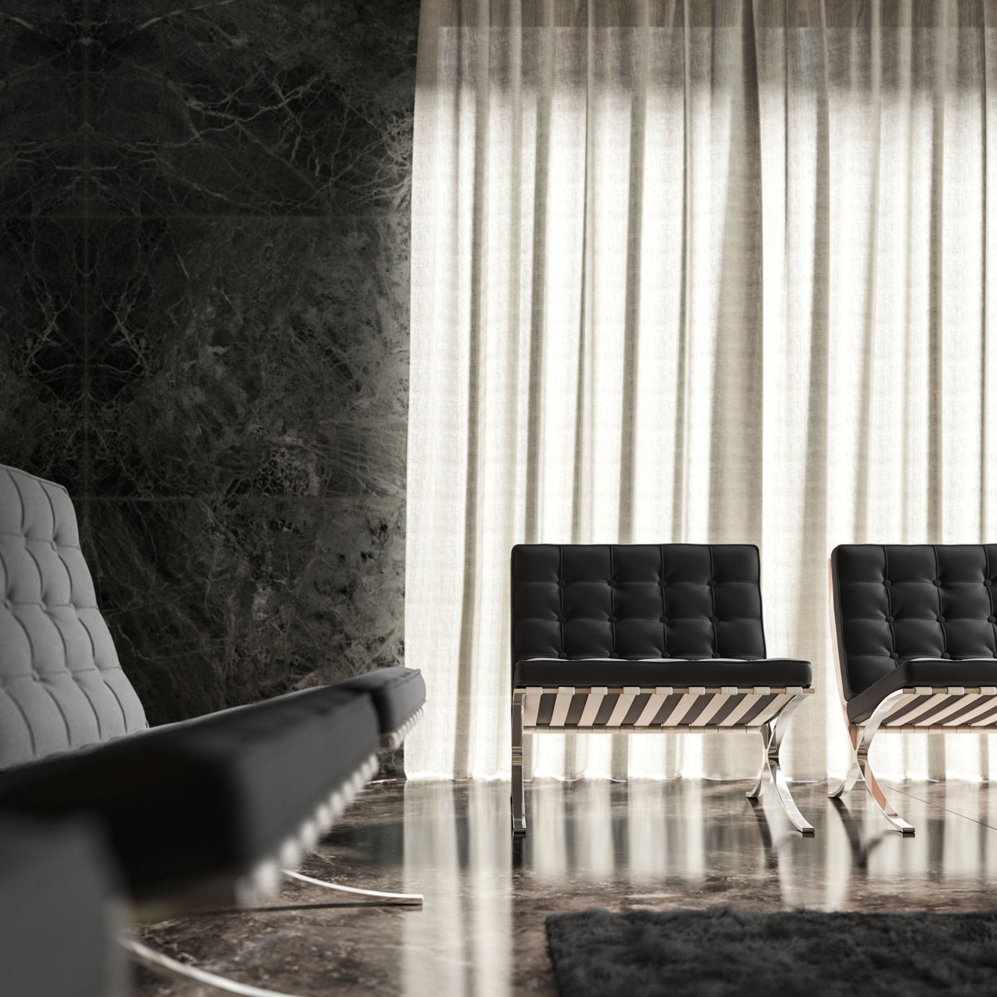 Warwick Plush Velvet IV Jet