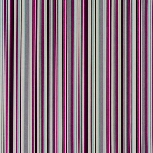 Fryetts Goa Stripe Fabric Berry