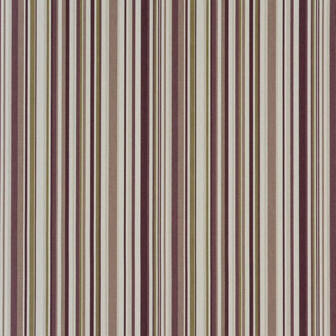 Fryetts Goa Stripe Fabric Mulberry