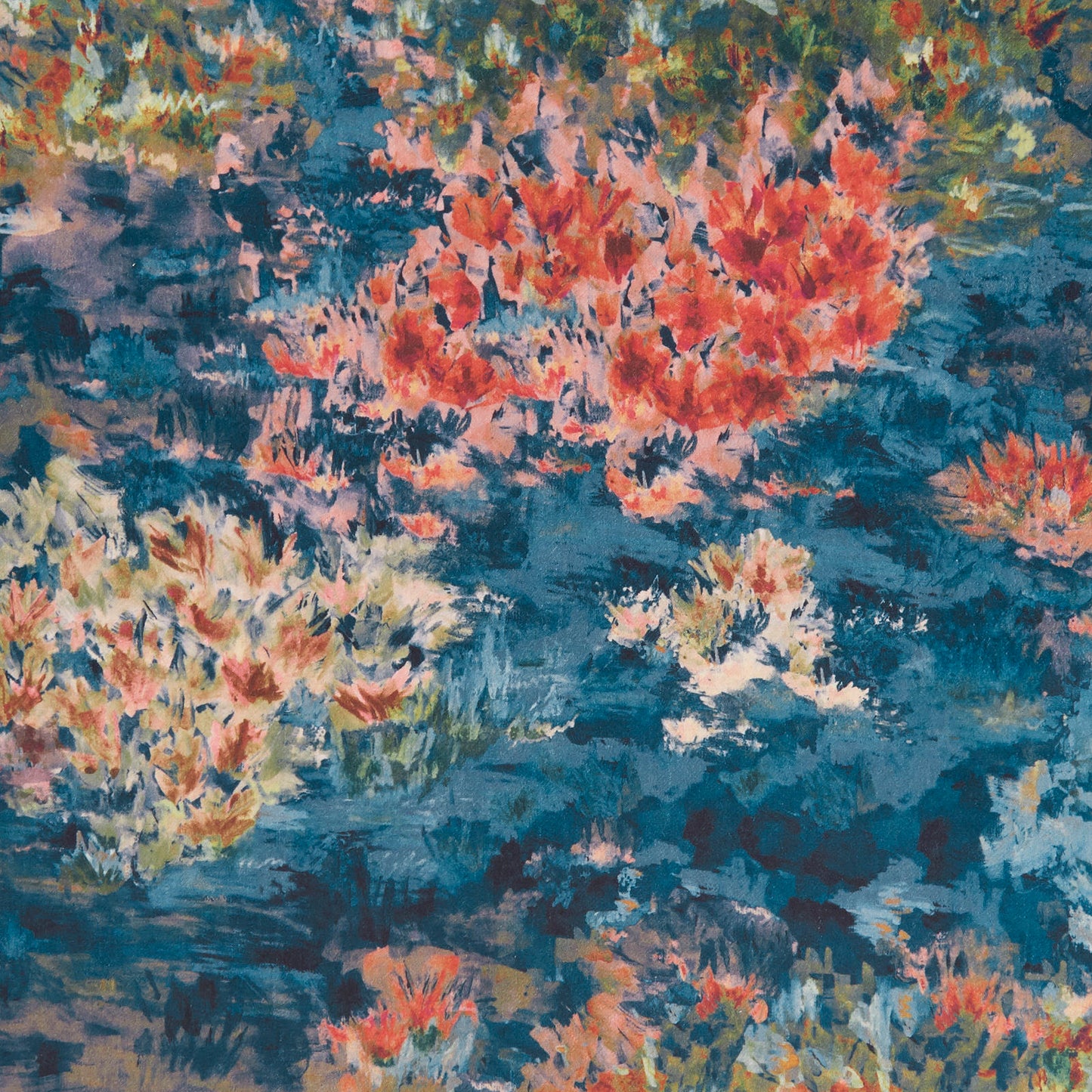 Clarke & Clarke Fiore Midnight/Spice