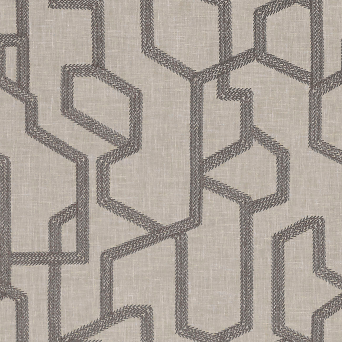 Clarke & Clarke Labyrinth Charcoal