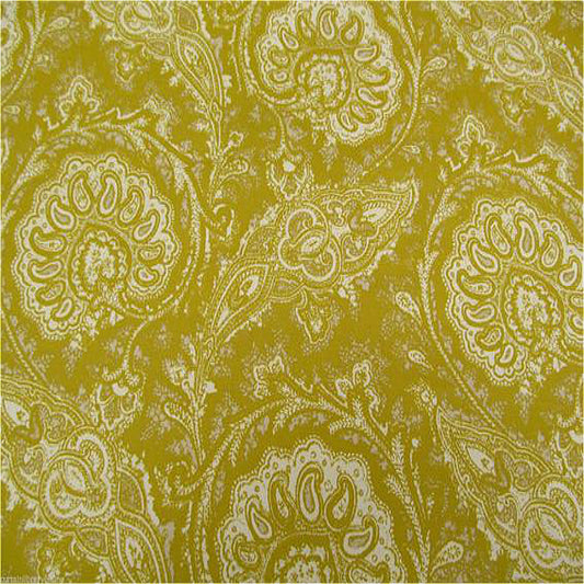 Ashley Wilde Josette Curtain Fabric Lemon