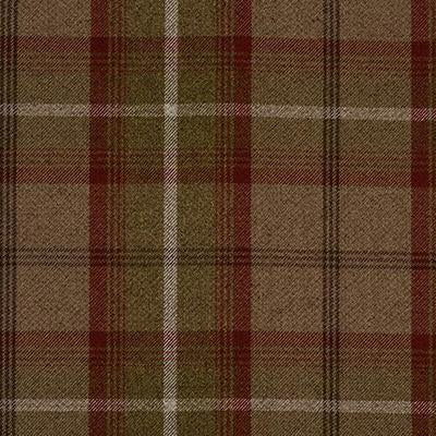 Balmoral Curtain Fabric Rust