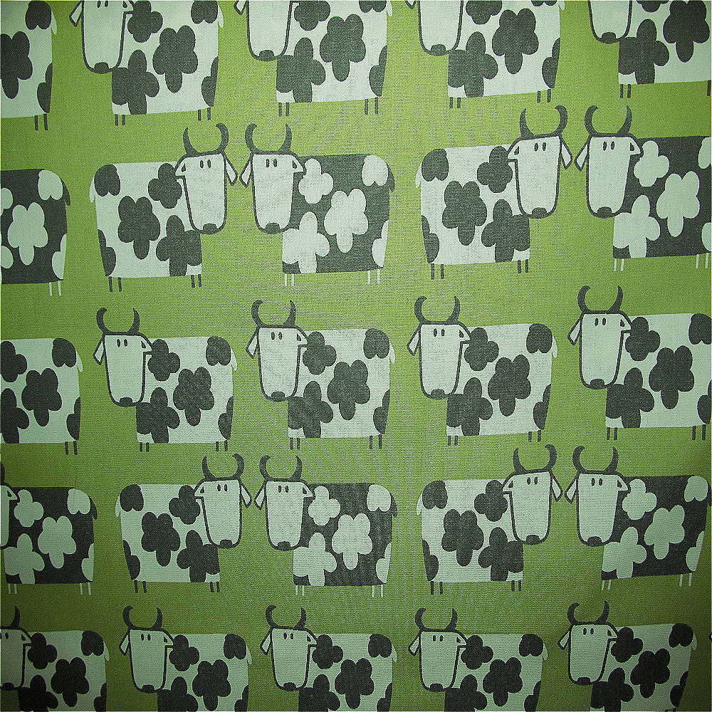 iLiv Moo Moo Curtain Fabric Kiwi