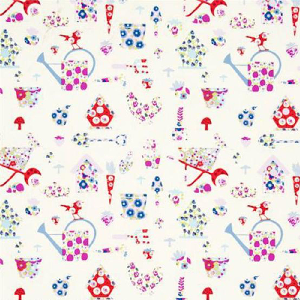 Allotment Curtain Fabric Multi