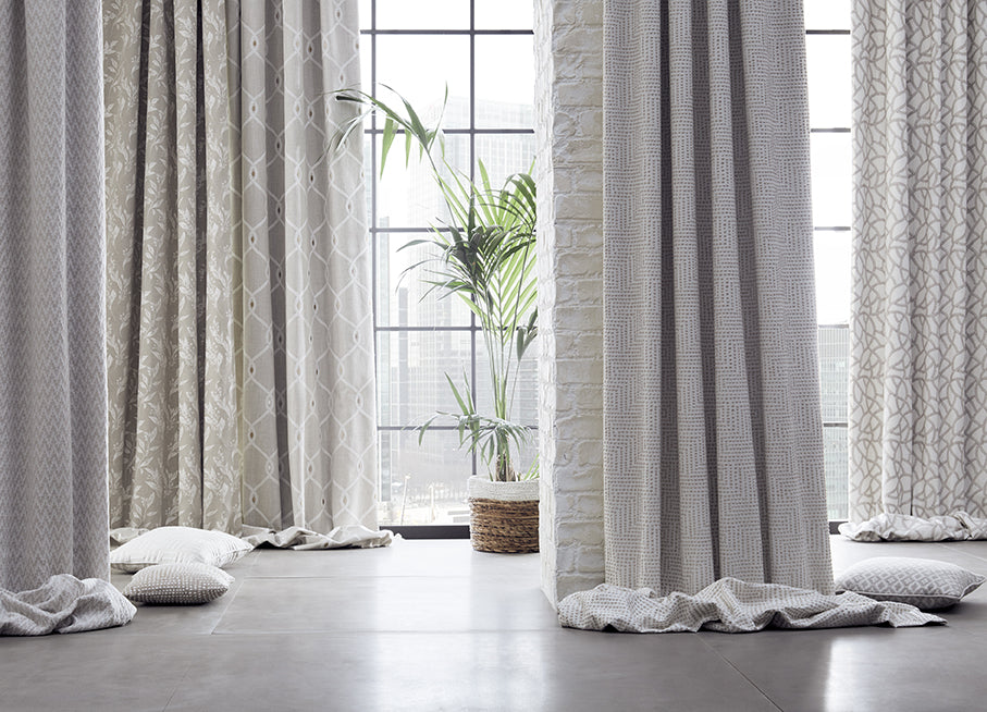 Clarke & Clarke Aztec Charcoal