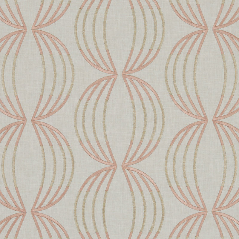 Clarke and Clarke Carraway Rose Gold