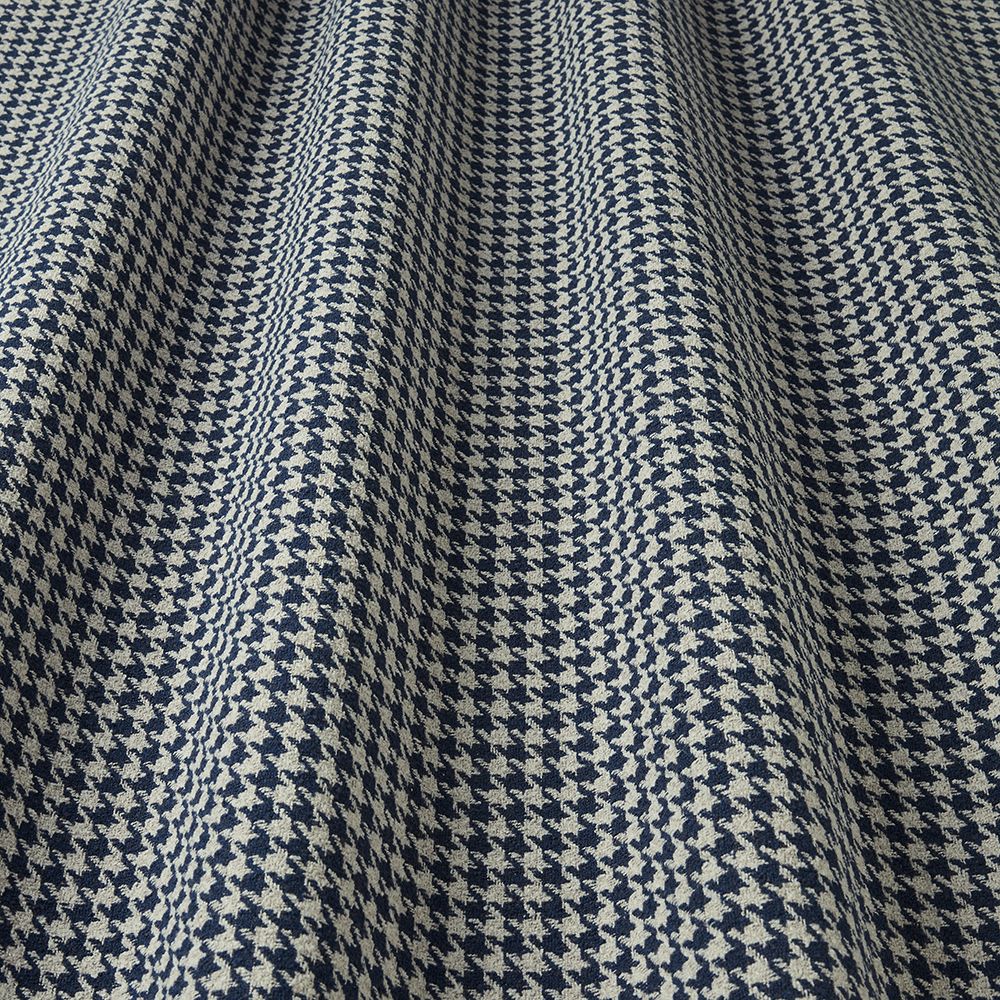 iLiv Fire Retardant Houndstooth Sapphire