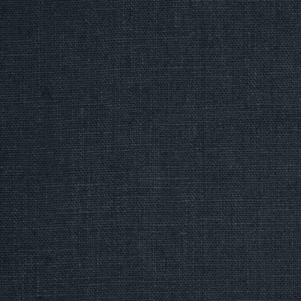 Soft Draping Linen Curtain Fabric Indigo