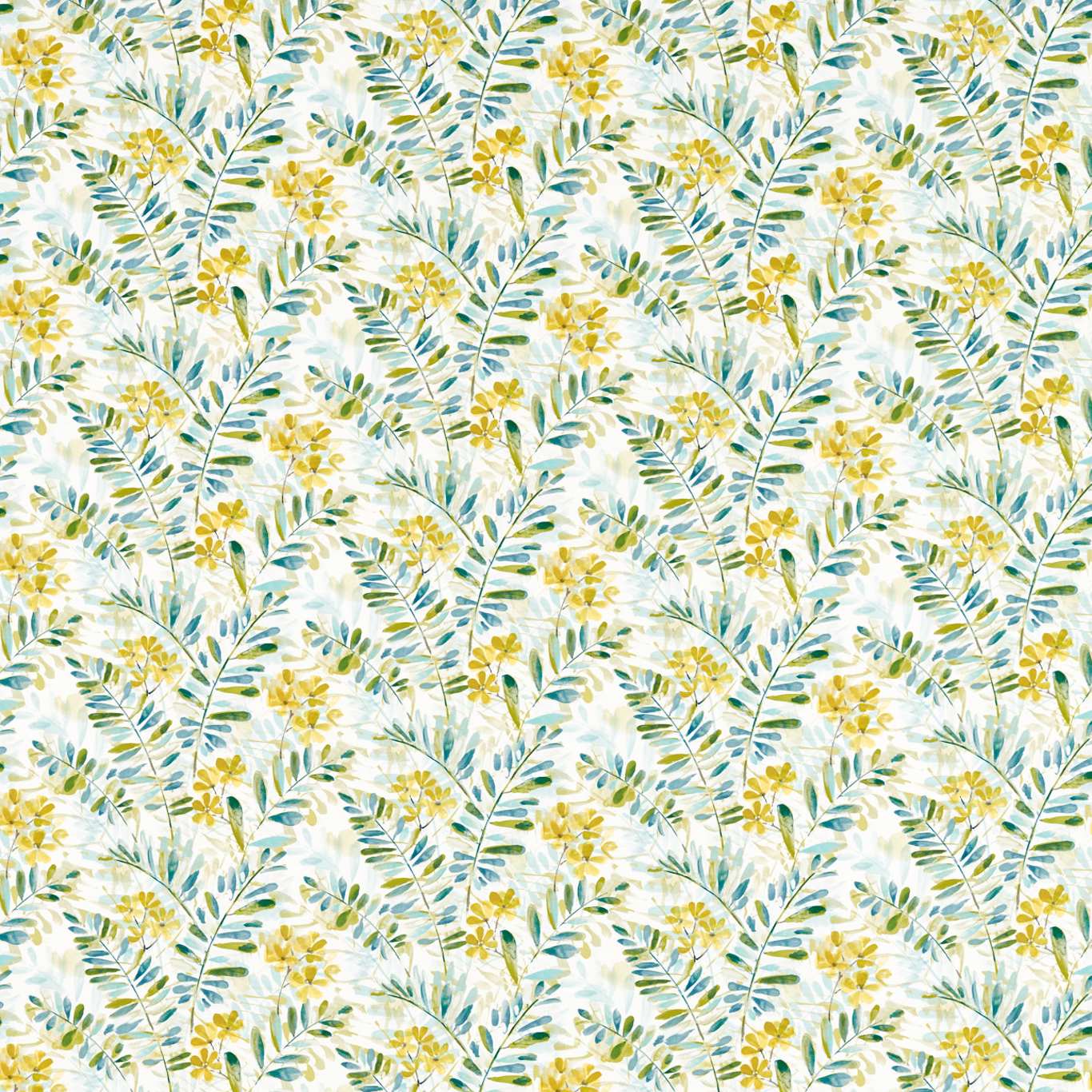 Clarke & Clarke New Grove Denim/Citrus