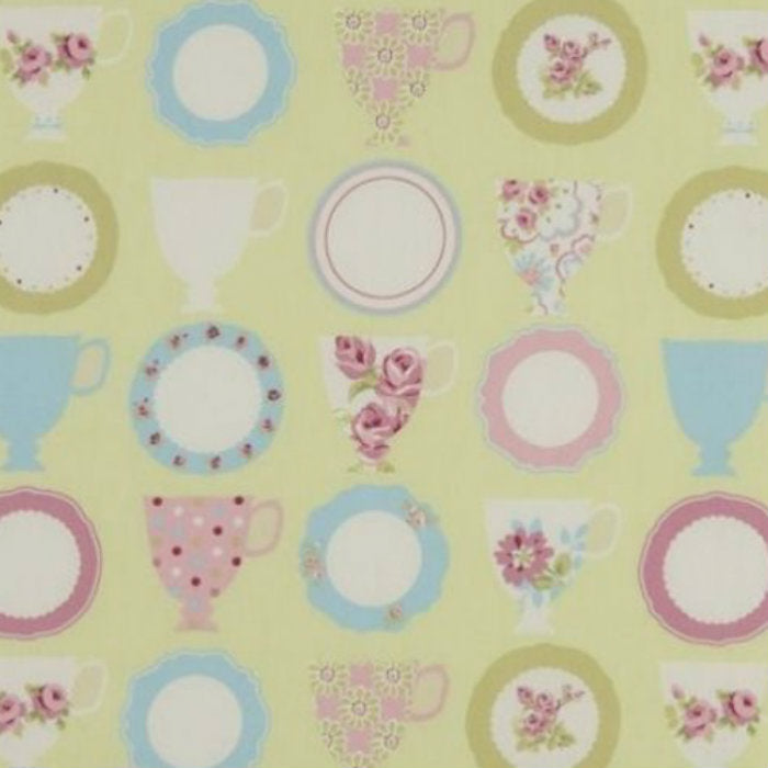 Clarke & Clarke Teacups Apple