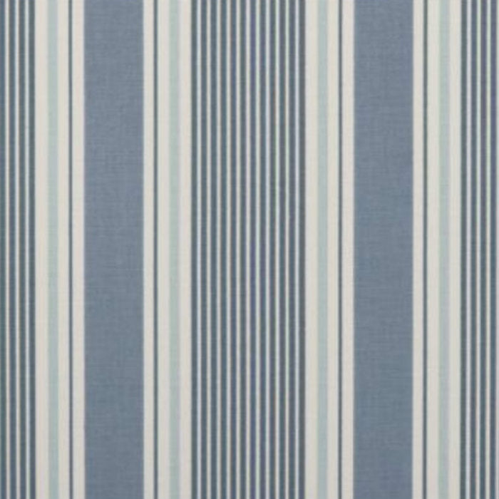 Clarke & Clarke Sail Stripe Curtain Fabric Cloud