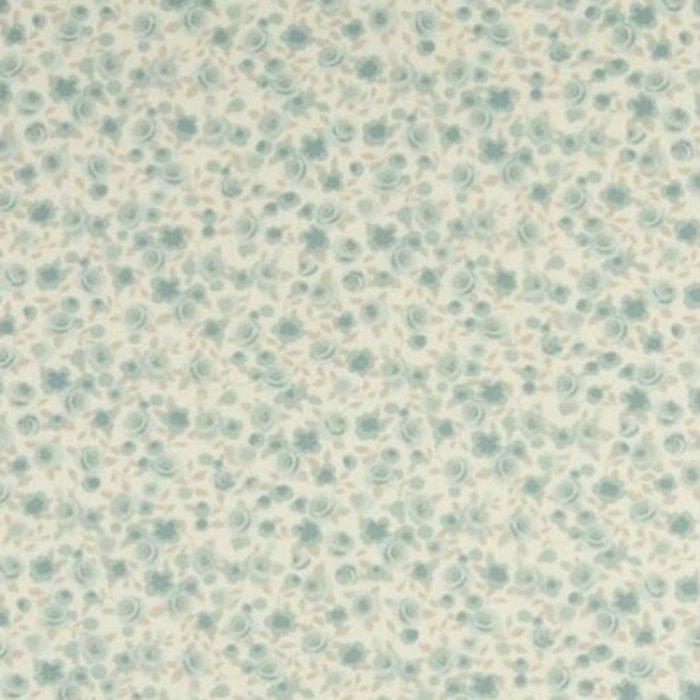 Clarke & Clarke Ditsy Rose Duckegg