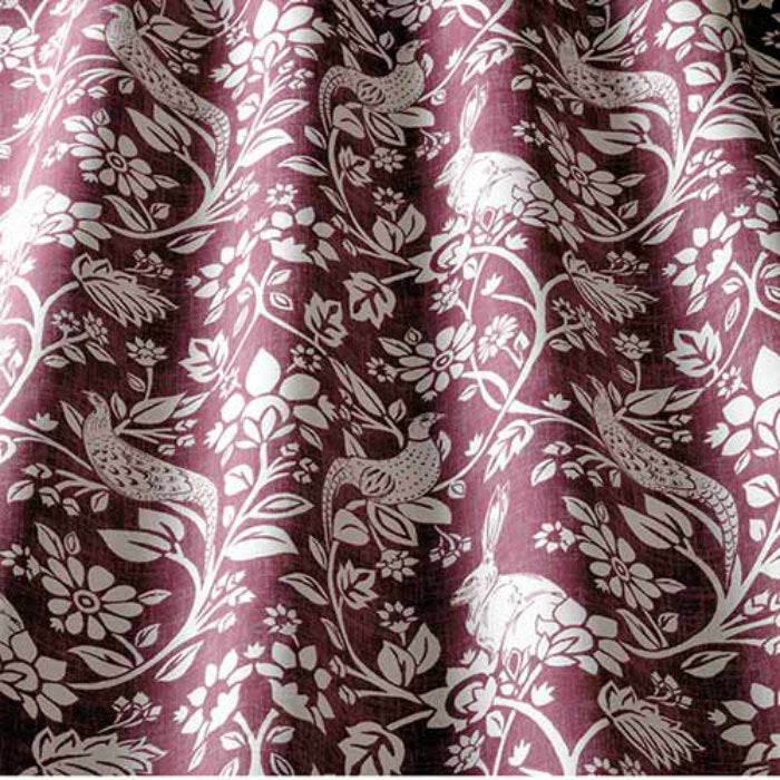 iLiv Heathland Curtain Fabric Eldeberry