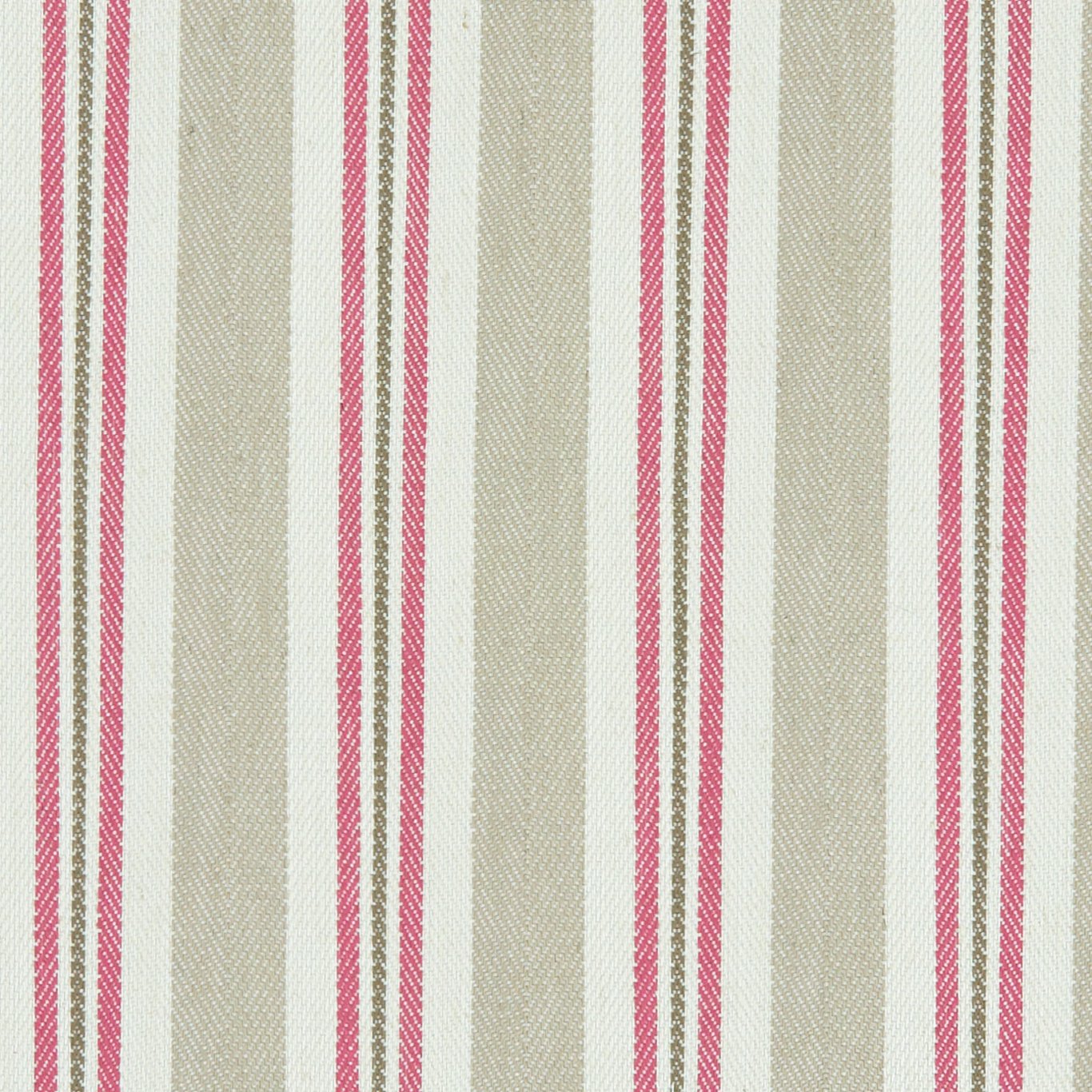 Clarke & Clarke Alderton Raspberry/Linen