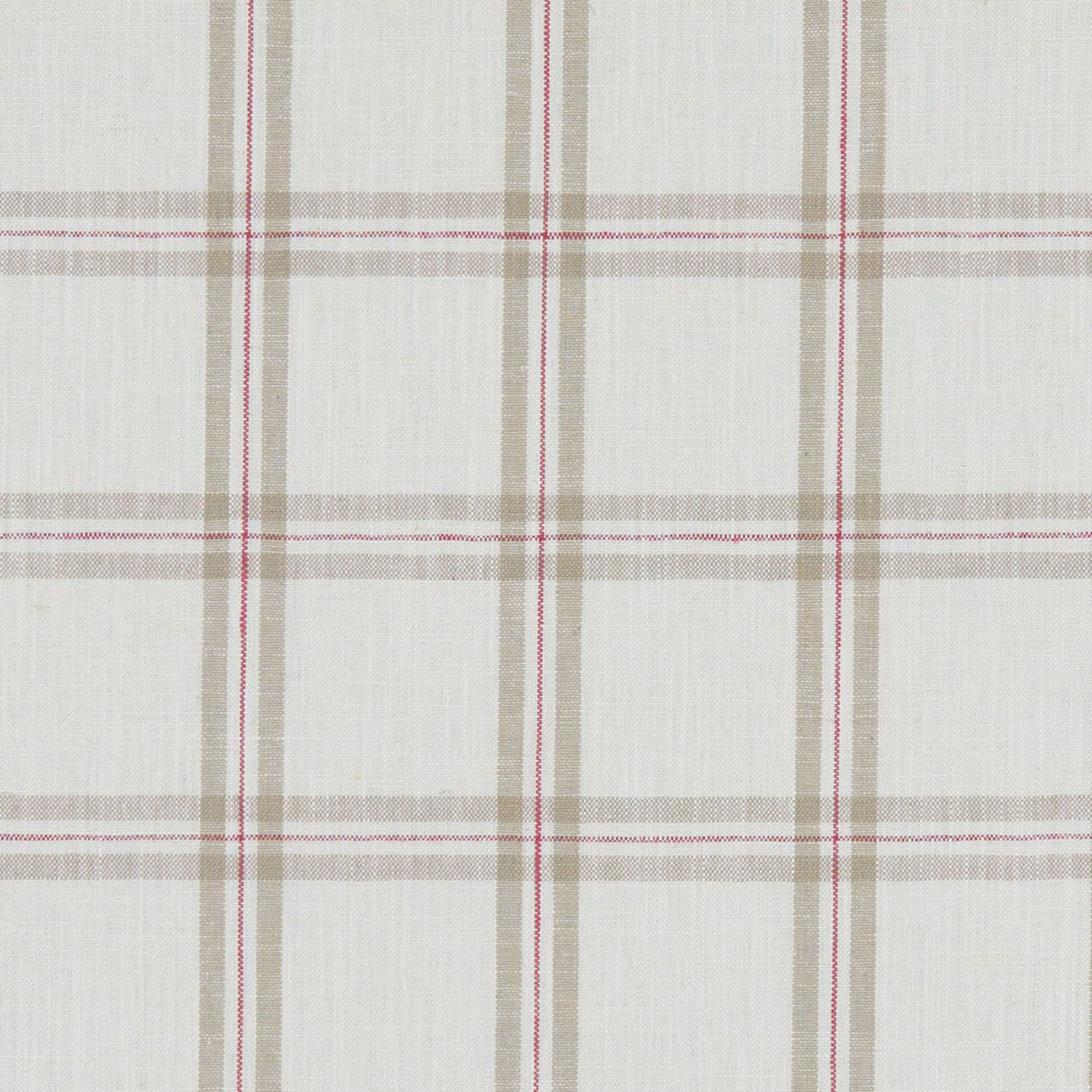 Clarke & Clarke Kelmscott Raspberry/Linen